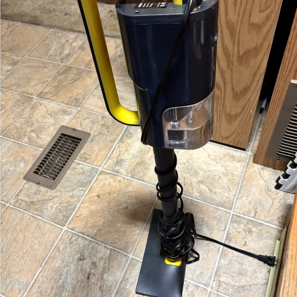 Corded Stick Steam MopCleaner - Black and Yellow